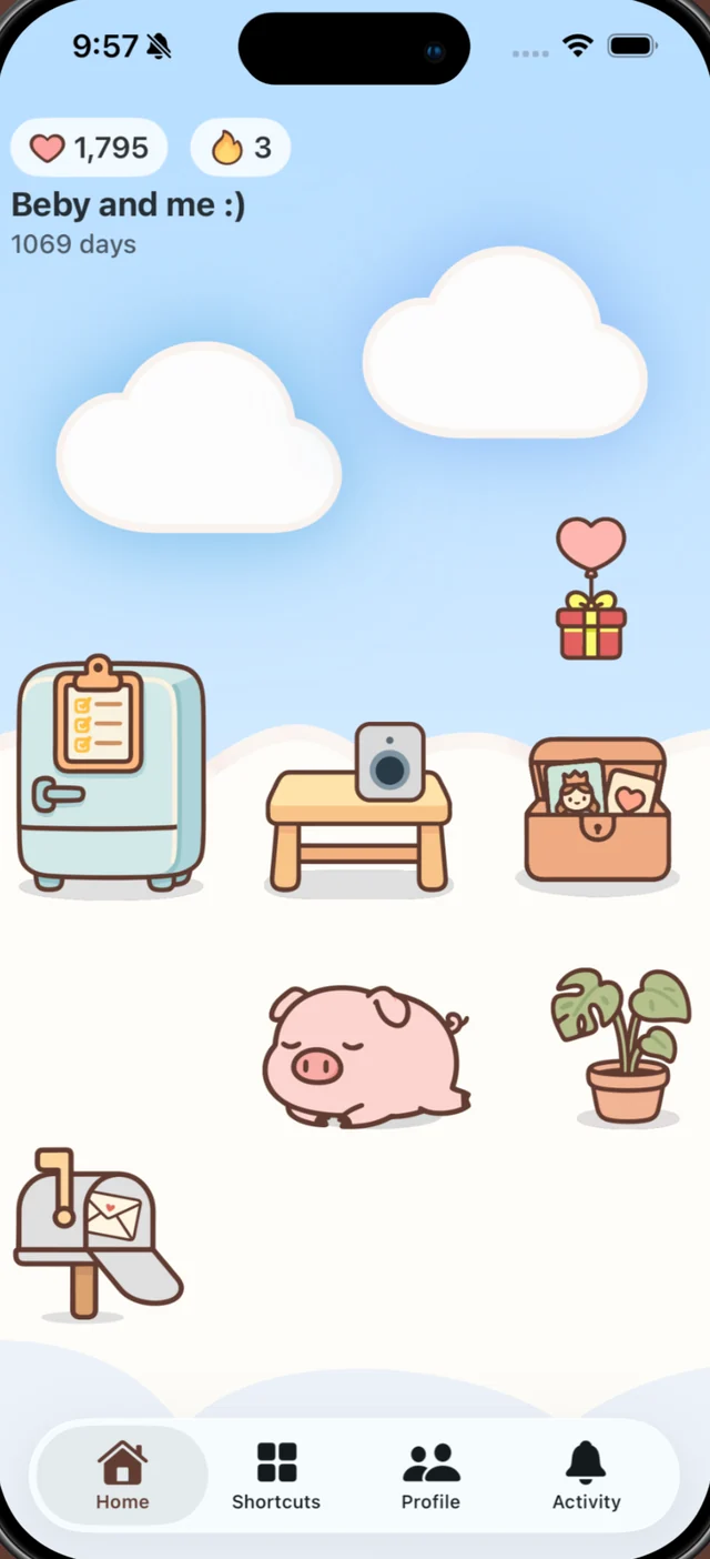 lovelee shared home screen